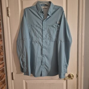 Columbia PFG Tamiami II Long Sleeve Button Up - Fishing Shirt - Mens Large